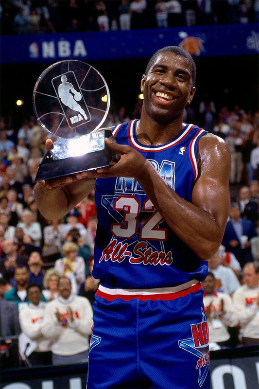 Magic Johnson American Basketball Player Play Wall Art Home Decor Poster