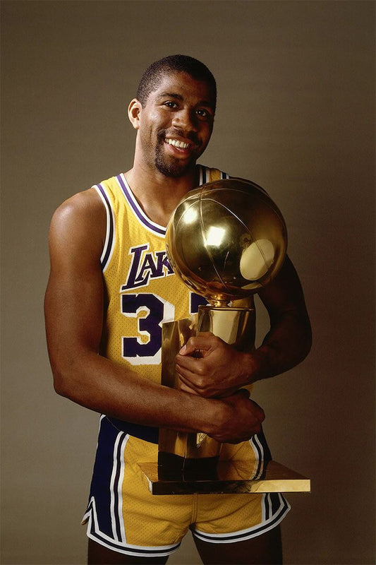 Magic Johnson Los Angeles Lakers Former Basketball Player Wall Poster