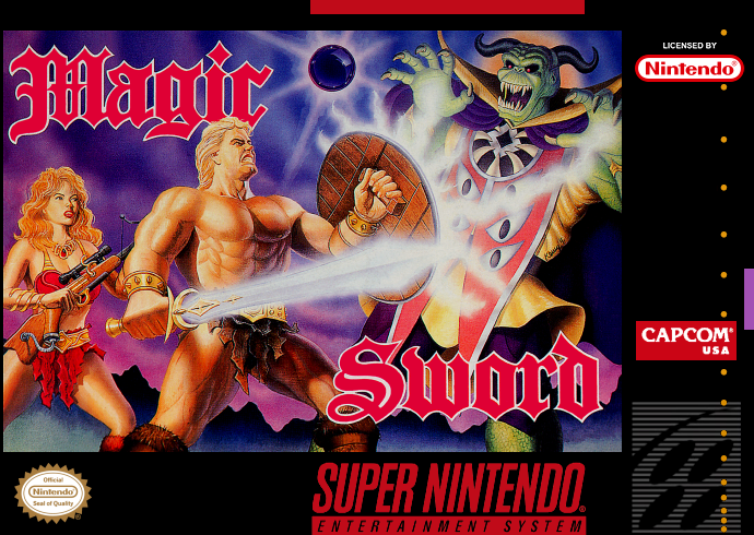 Magic Sword (Usa) Snes Print Poster