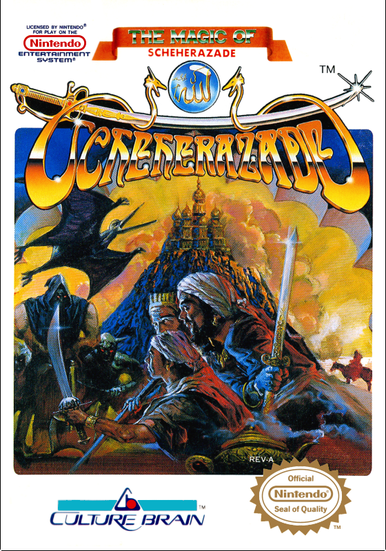 Magic Of Scheherazade, The (Usa) (Bordered For Nes Classic Use) Nes Print Poster