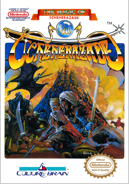 Magic Of Scheherazade, The (Usa) (Bordered For Nes Classic Use) Nes Print Poster