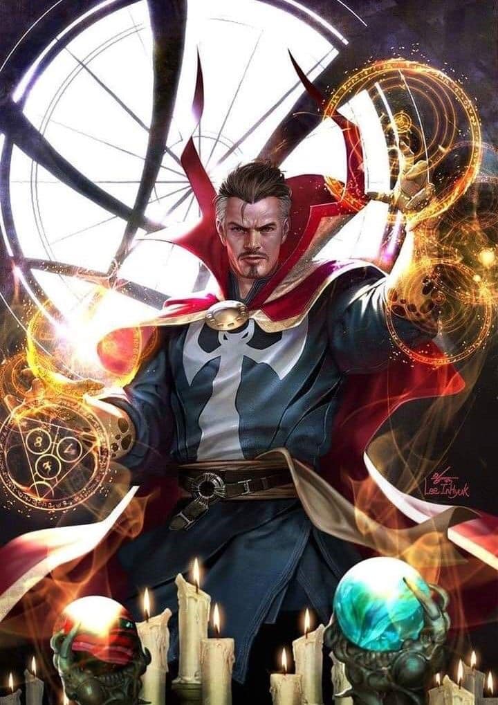 Magical Sorcerer Illustration Print Poster