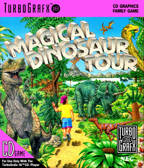 Magical Dinosaur Tour (Cd) Turbografx 16 Print Poster