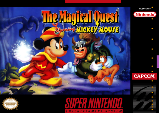 Magical Quest Starring Mickey Mouse, The (Usa) Snes Print Poster