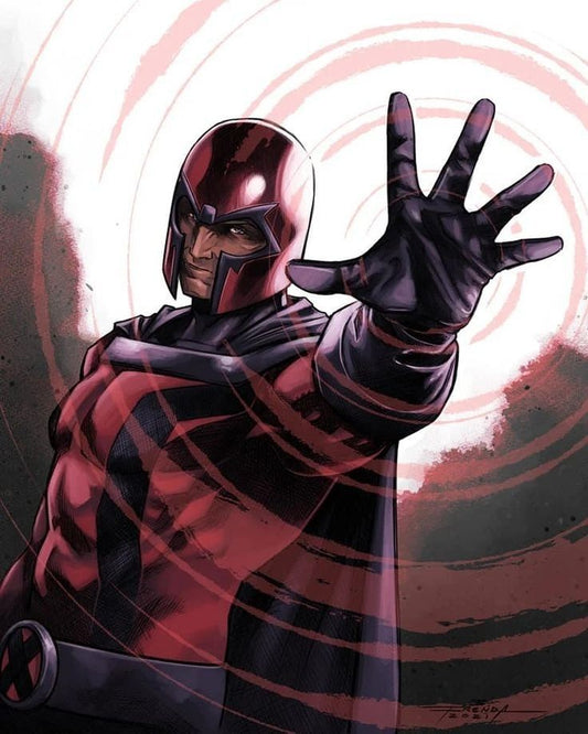 Magneto Action Pose Print Poster