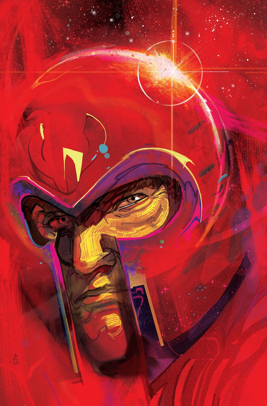 Magneto Artwork Red Theme Print Poster