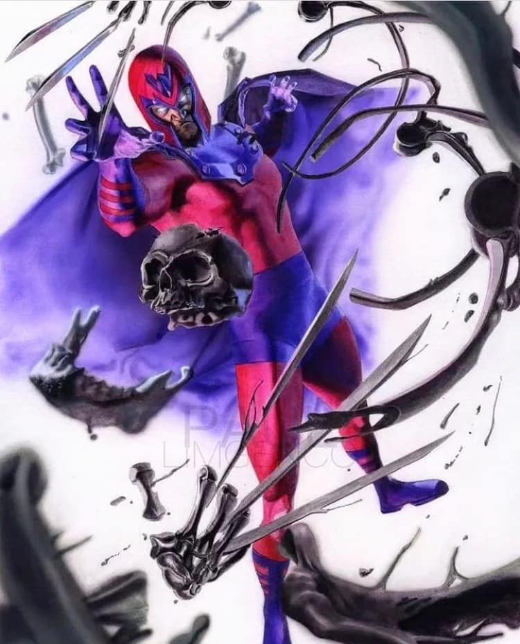 Magneto Comic Art (1) Print Poster