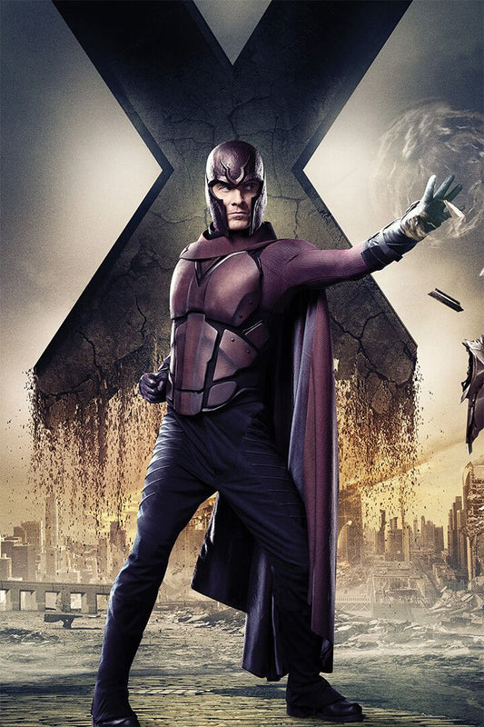 Magneto Purple Void Controlling Comic Book Art Print Decor Poster