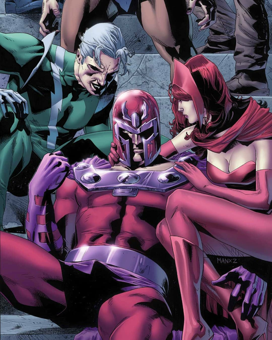 Magneto Scarlet Quicksoft Pose 9254 Print Poster