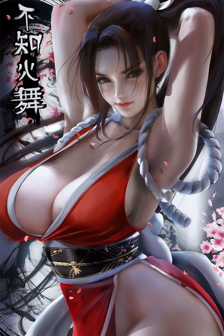 Mai Shiranui Anime Fatal Fury King Of Fighters Wall Home Decor Keychain