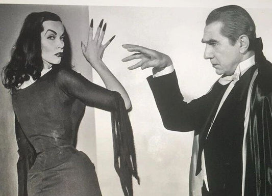 Maila Nurmi & Bela Lugosi As Dracula & Vampira Picture Photo Print