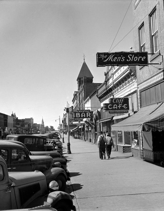 Main Street Bozeman Mt Montana 1942 Reprint Old Vintage Photo