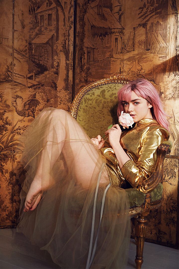 Maisie Williams Arya Usa Actor Star Artist Wall Art Home Decor Poster