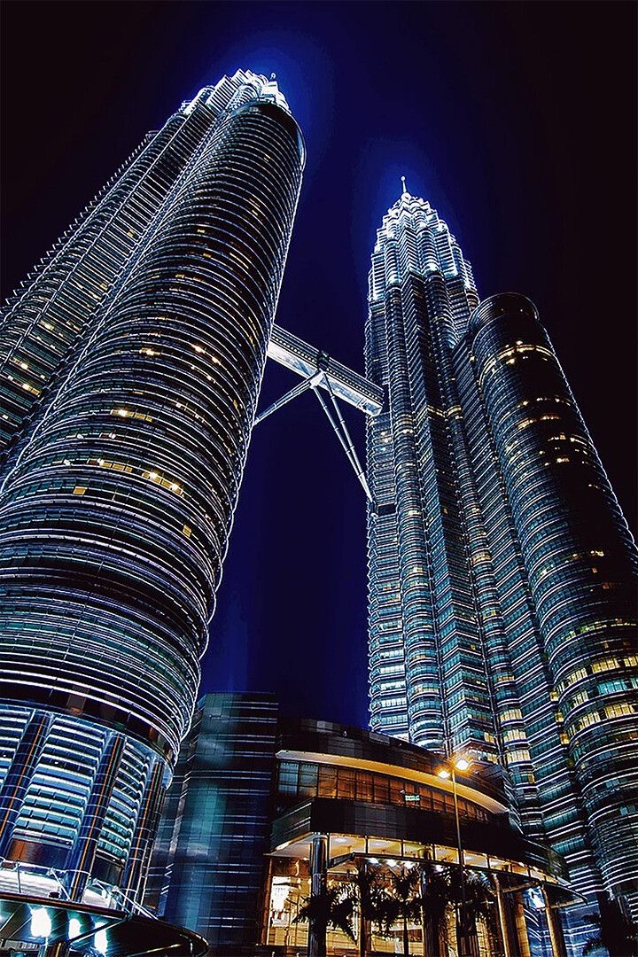 Malaysia Kuala Lumpur Building Petronas Twin Tower Art Wall Decor Poster