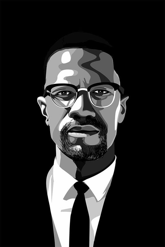 Malcolm X Activist Political Representative Wall Art Home Decor Poster