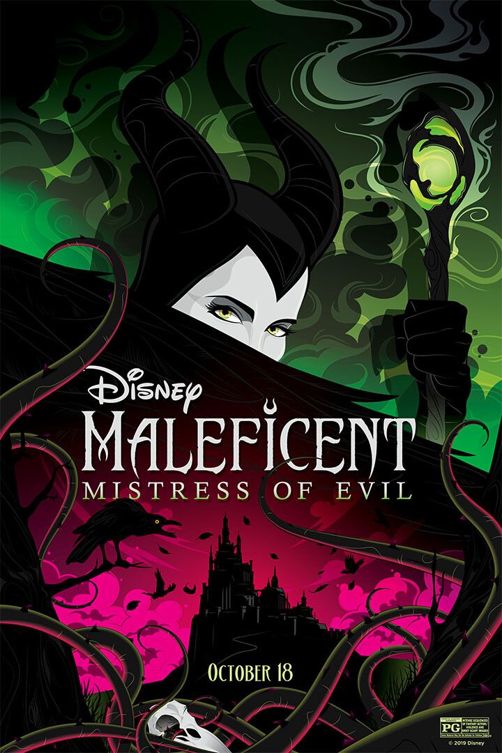 Maleficent Mistress Of Evil Movie 2019 Painting Wall Art Home Poster