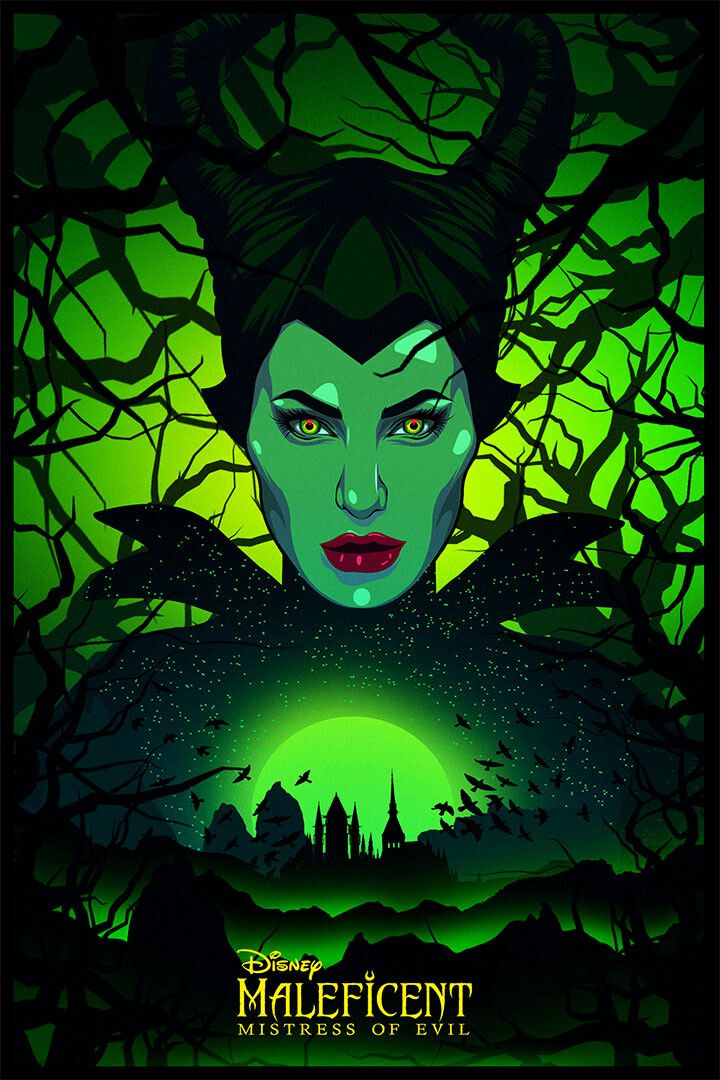 Maleficent Mistress Of Evil Movie 2020 Film Wall Art Home Decor Poster