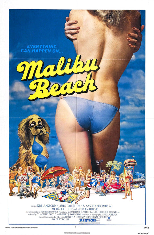 Malibu Beach 01 Movie Magnet