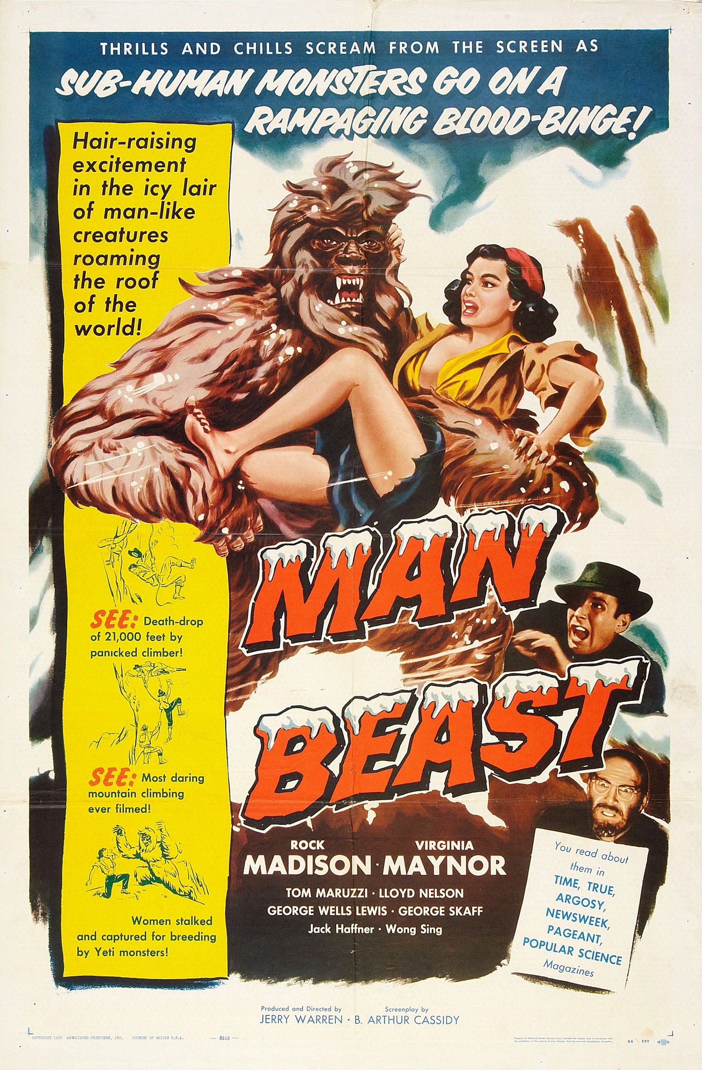 Man Beast 1956 01 Movie Magnet