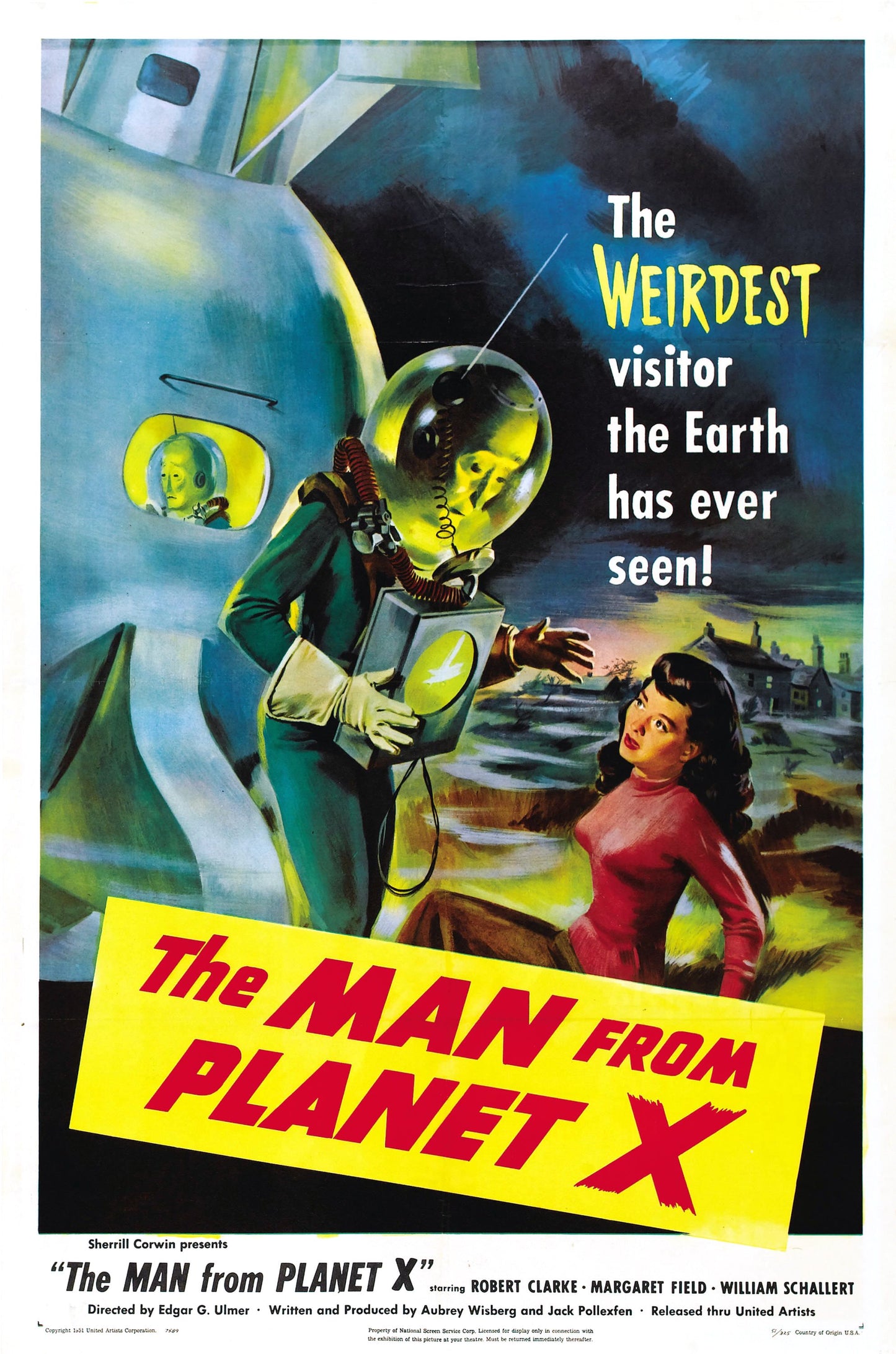 Man From Planet X 01 Movie Magnet