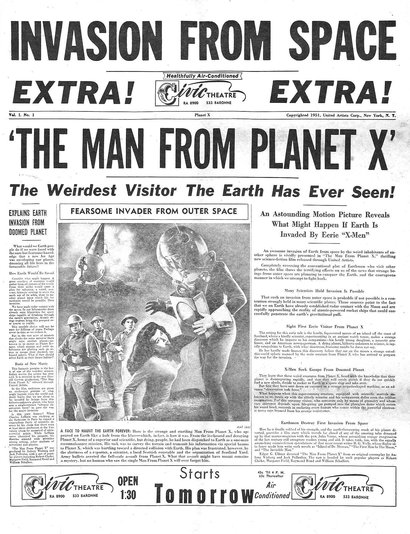 Man From Planet X 05 Movie Magnet