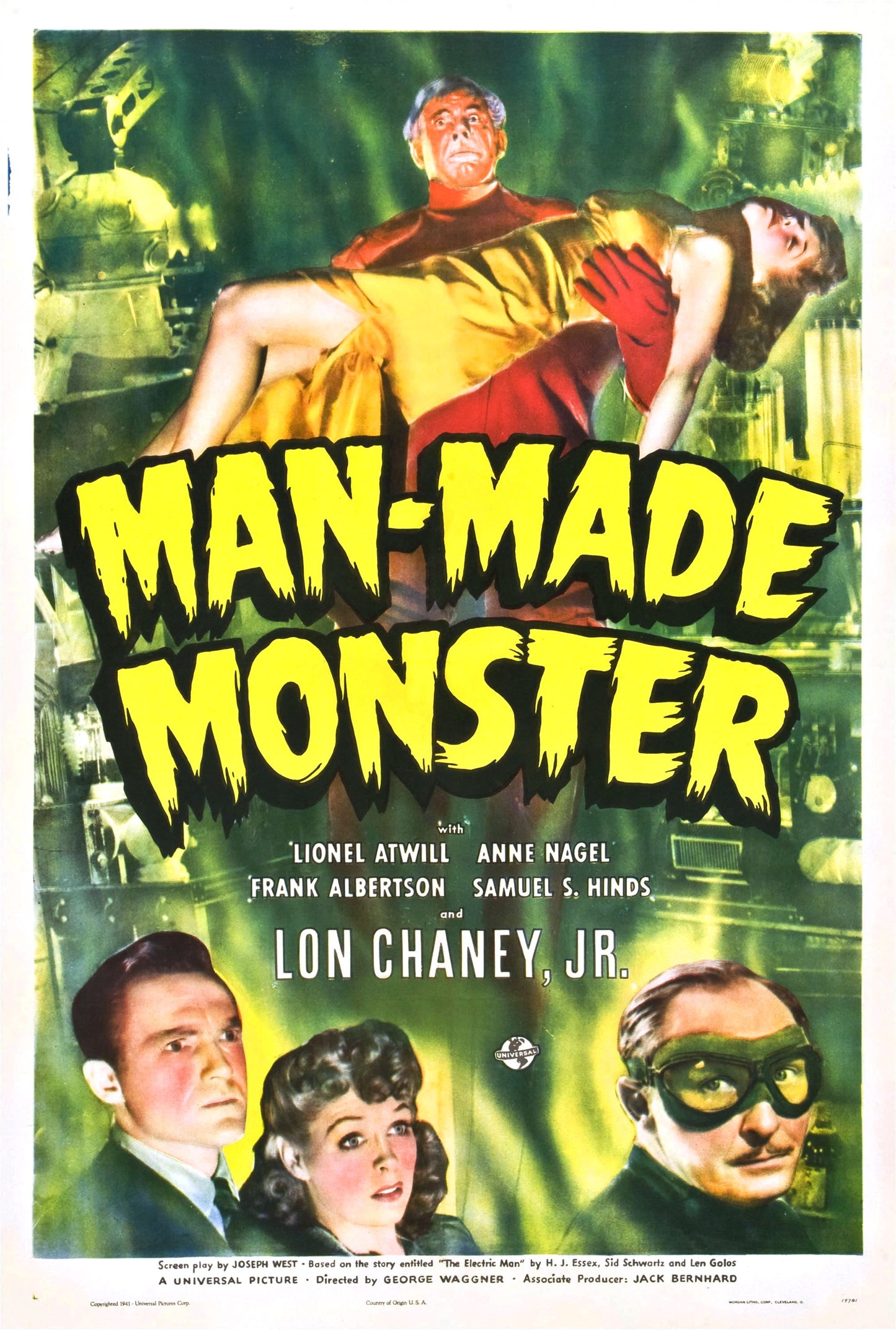 Man Made Monster 01 Movie Magnet