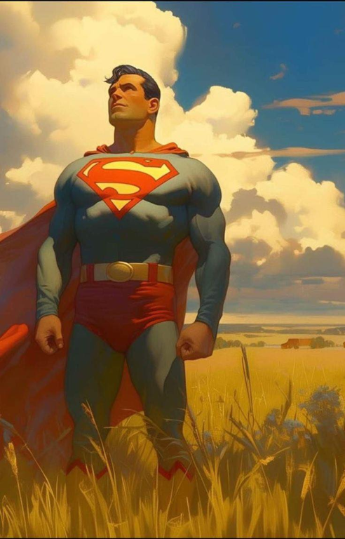 Man Of Steel 123 Print Poster