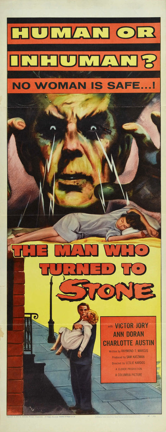 Man Who Turned To Stone 01 Movie Magnet