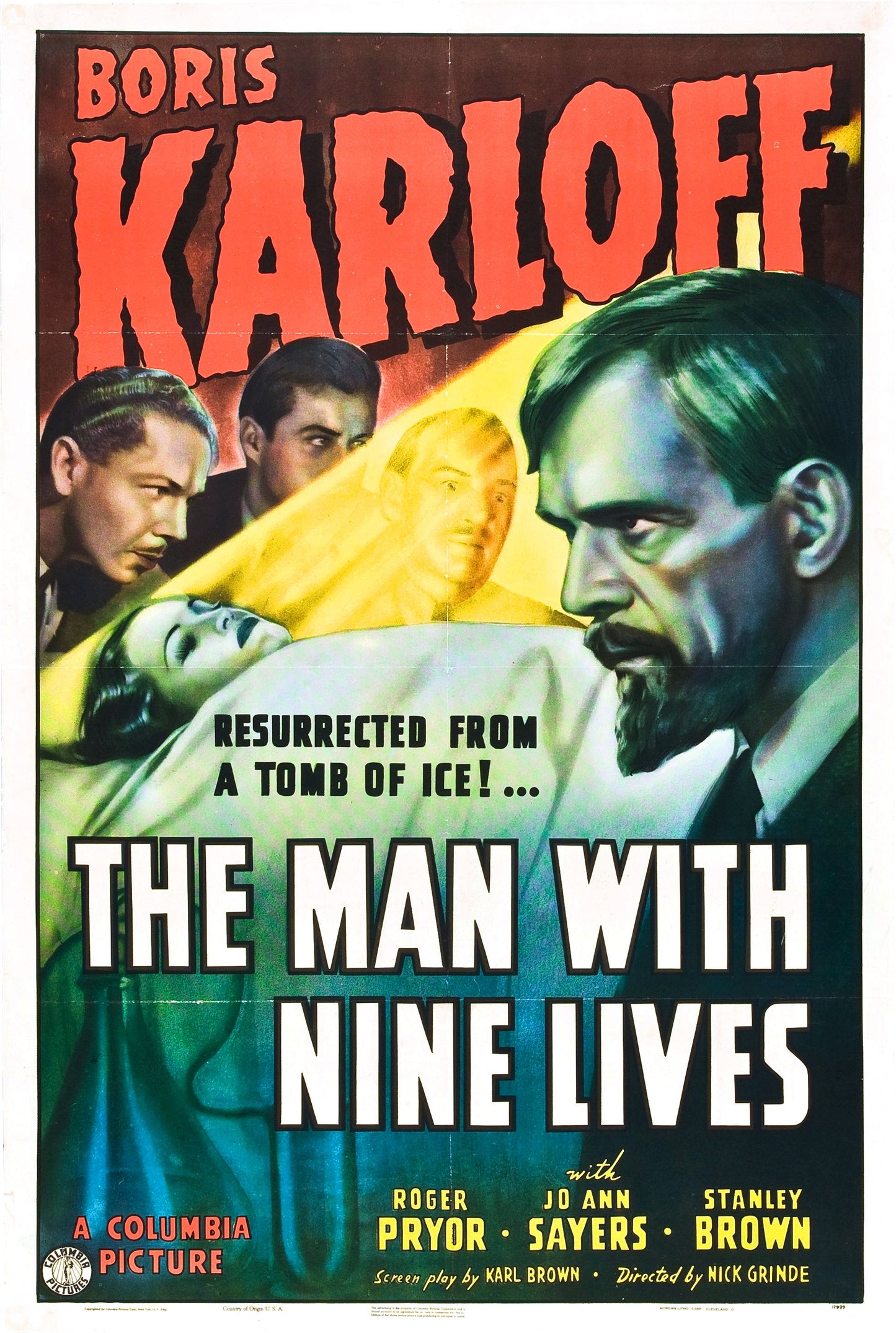 Man With Nine Lives 01 Movie Magnet