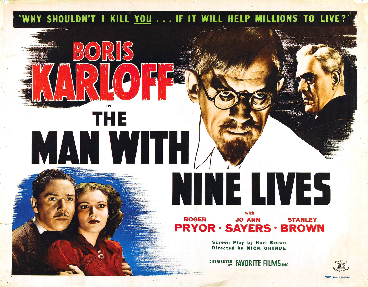 Man With Nine Lives 02 Movie Magnet