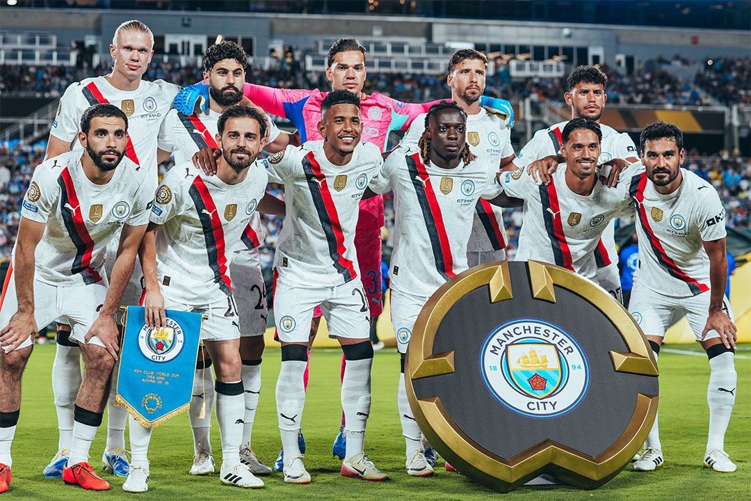 Manchester City Soccer Players Fans World Cup Match Sport Decor Poster