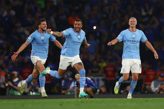 Manchester Team Champions League Football Players Wall Art Poster
