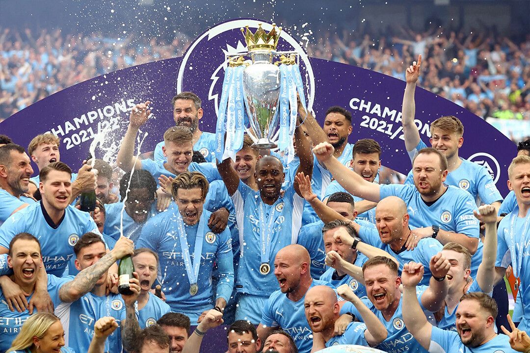Manchester Team League Champions 202122 Wall Decor Poster