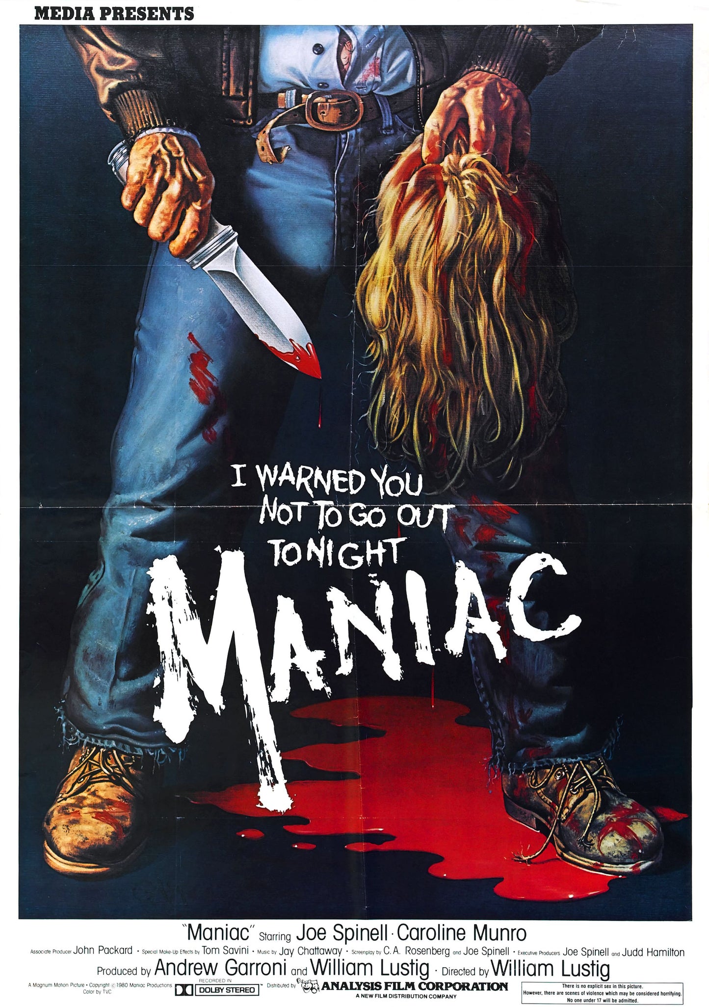 Maniac 01 Movie Magnet