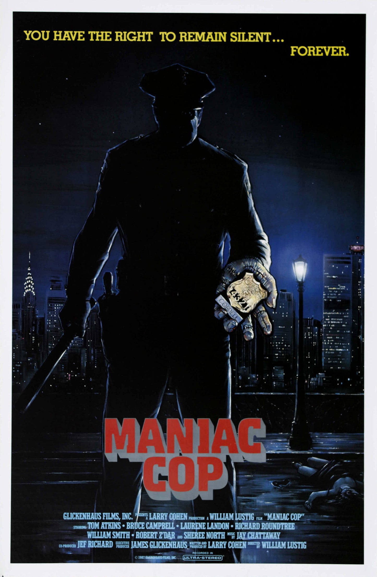 Maniac Cop 01 Movie Magnet