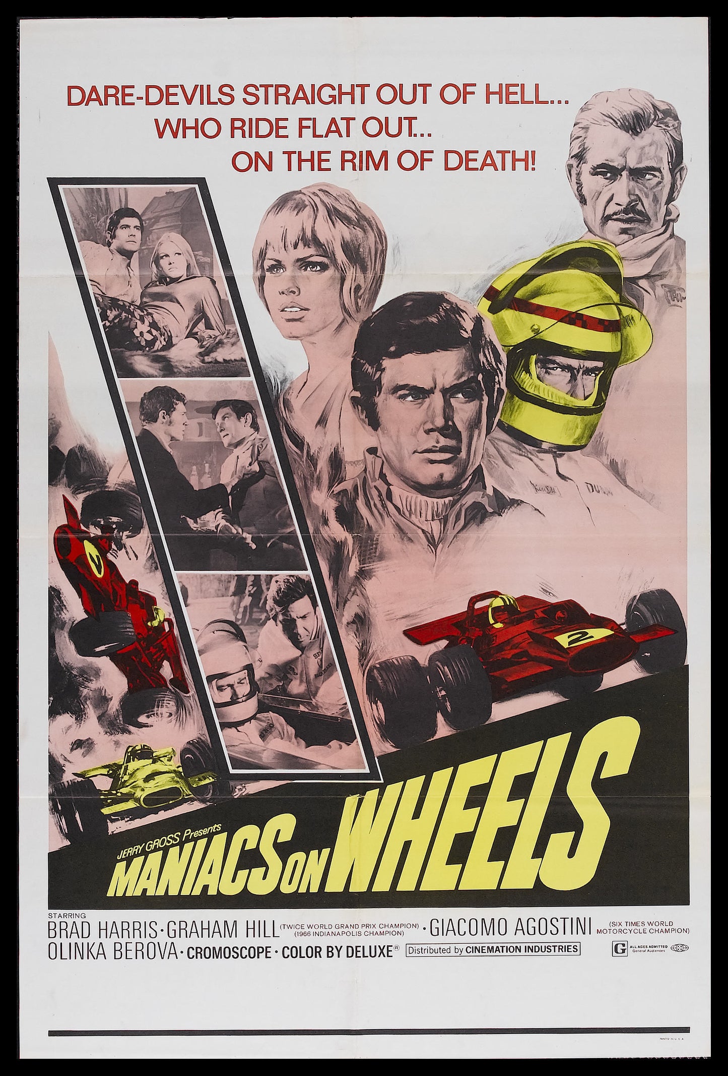 Maniacs On Wheels 01 Movie Magnet