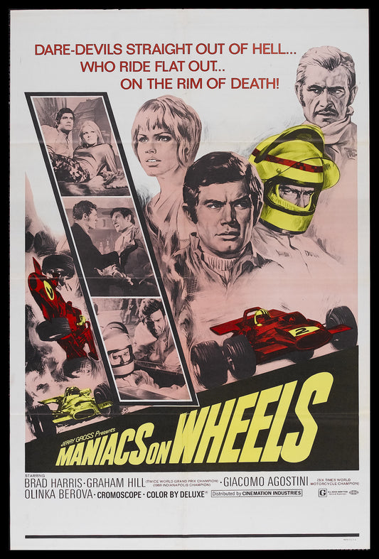 Maniacs On Wheels 01 Movie Magnet