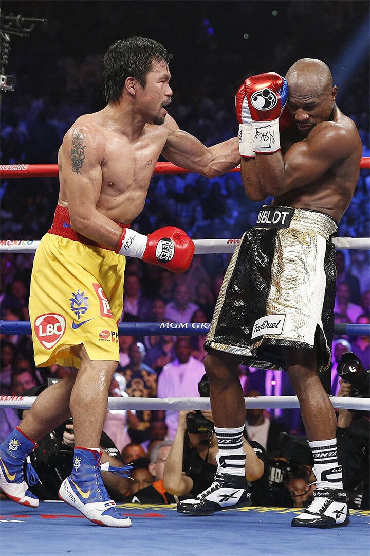 Manny Pacquiao Vs Floyd Mayweather Boxing Art Print Decor Poster