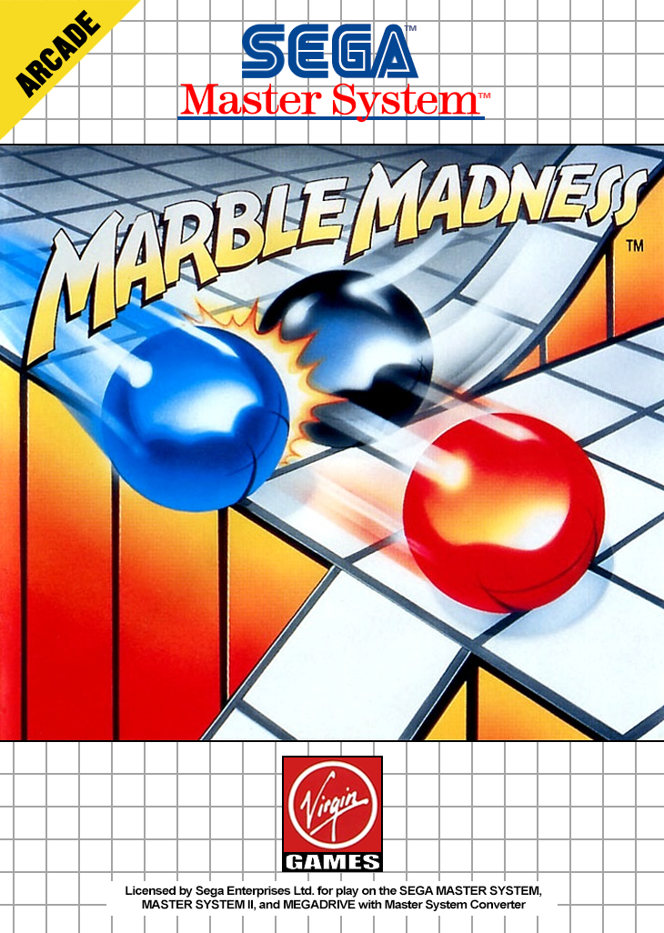 Marble Madness Sega Master System Print Poster
