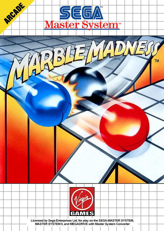 Marble Madness Sega Master System Print Poster