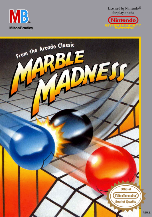 Marble Madness (Usa) Nes Print Poster