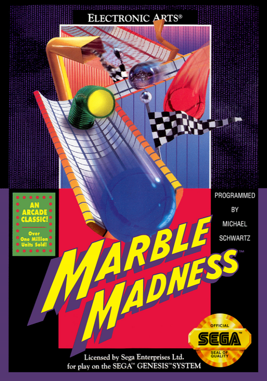 Marble Madness (Usa) Genesis Print Poster