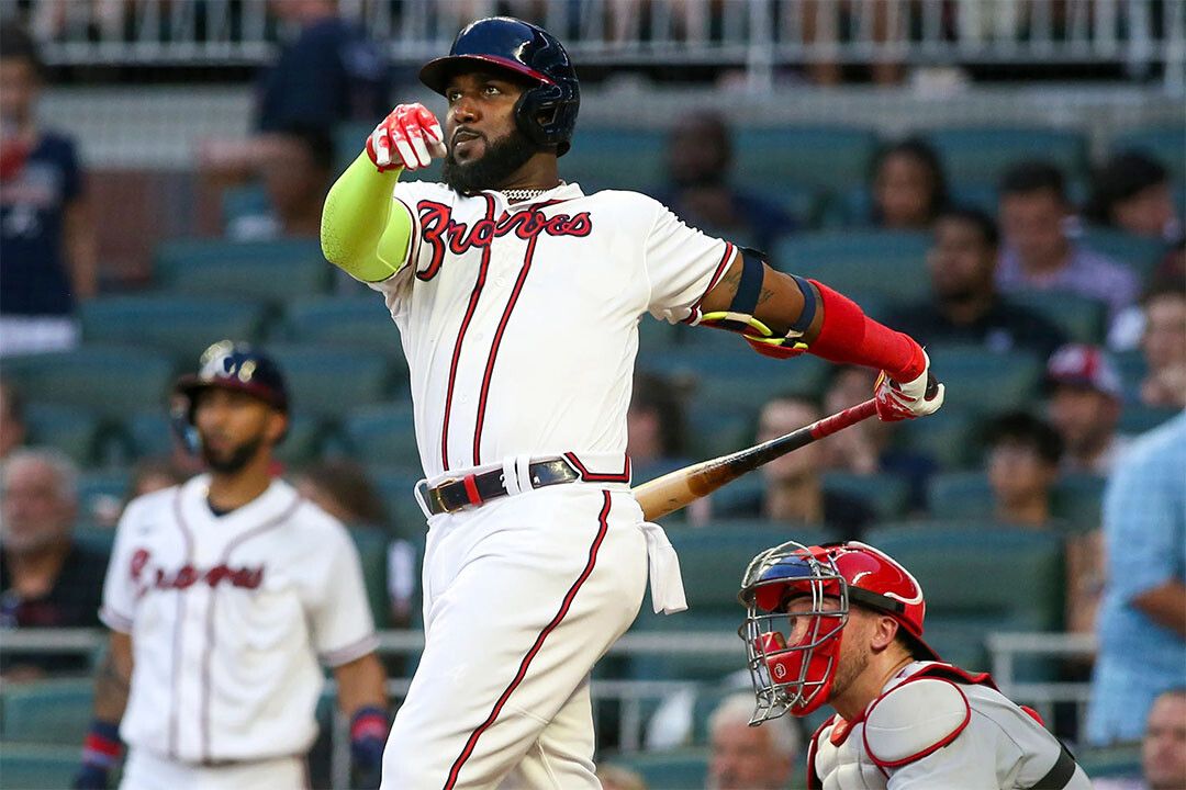 Marcell Ozuna Atlanta Braves Baseball Player Athlete Wall Art Poster