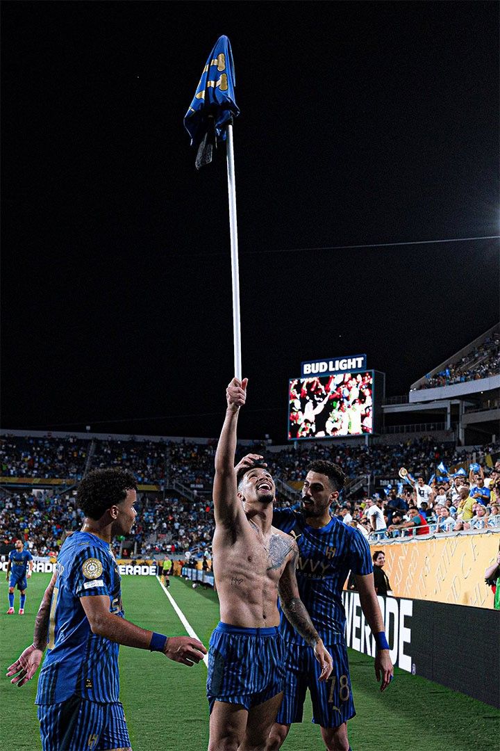 Marcos Leonardo Goal Celebration Soccer Fans World Cup Poster