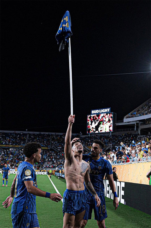 Marcos Leonardo Goal Celebration Soccer Fans World Cup Poster