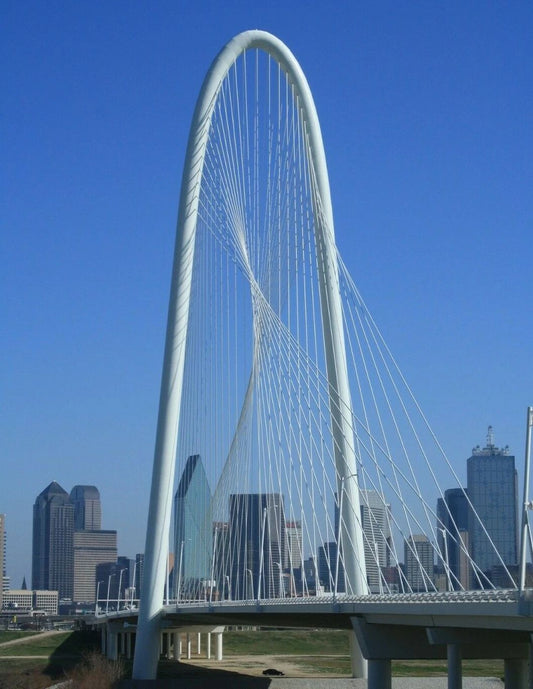 Margaret Hunt Hill Bridge Dallas Texas Picture Poster Photo Print