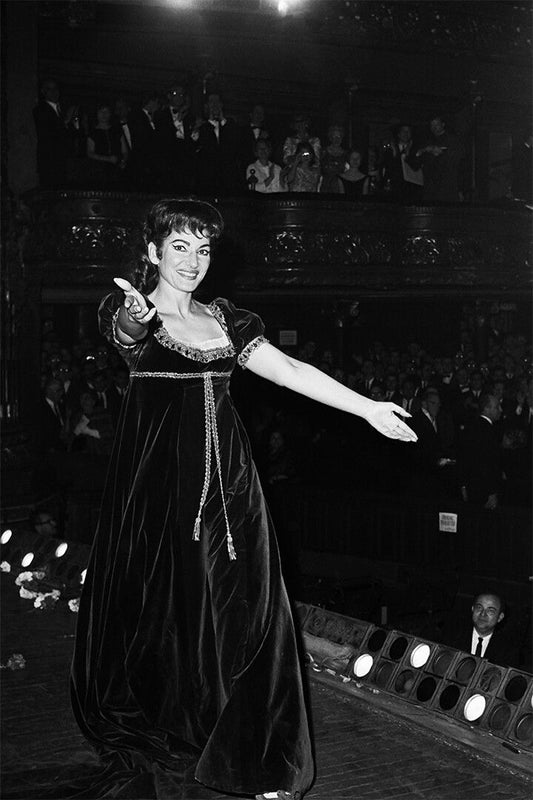 Maria Callas On Stage Opera Artist Singer Painting Print Wall Art Poster