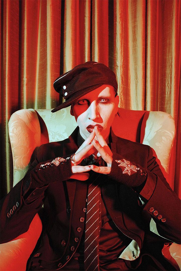 Marilyn Manson Actress American Singer Print Wall Art Home Decor Poster