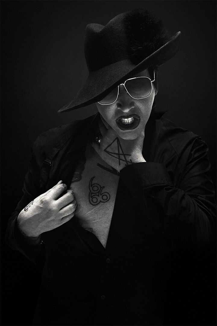 Marilyn Manson Actress American Singer Print Wall Art Home Poster