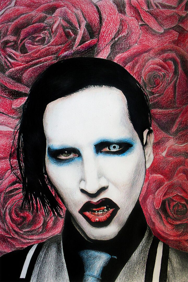 Marilyn Manson Celebrity Singer Musician Star Wall Art Home Decor Poster